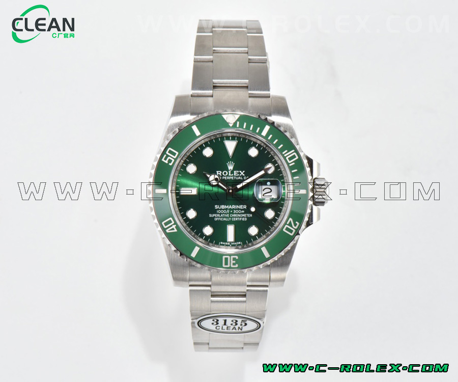 Clean厂劳力士绿水鬼复刻复刻表细节如何-C-rolex