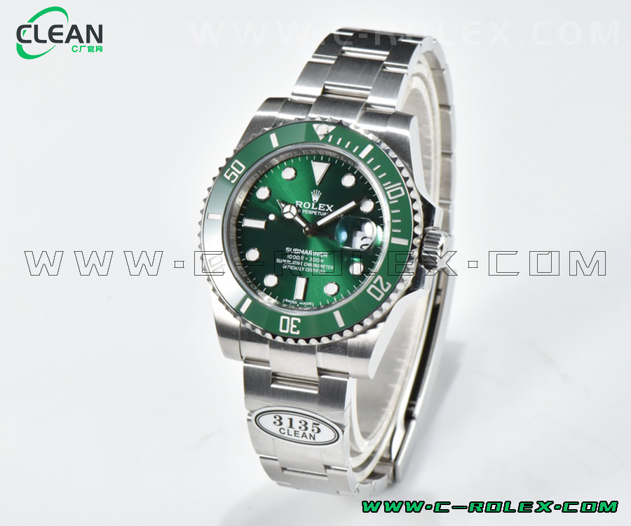 Clean厂劳力士绿水鬼复刻复刻表细节如何-C-rolex