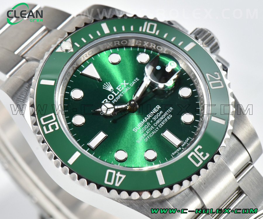 Clean厂劳力士绿水鬼复刻复刻表细节如何-C-rolex