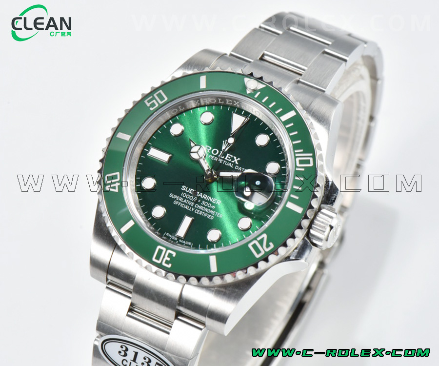 Clean厂劳力士绿水鬼复刻复刻表细节如何-C-rolex