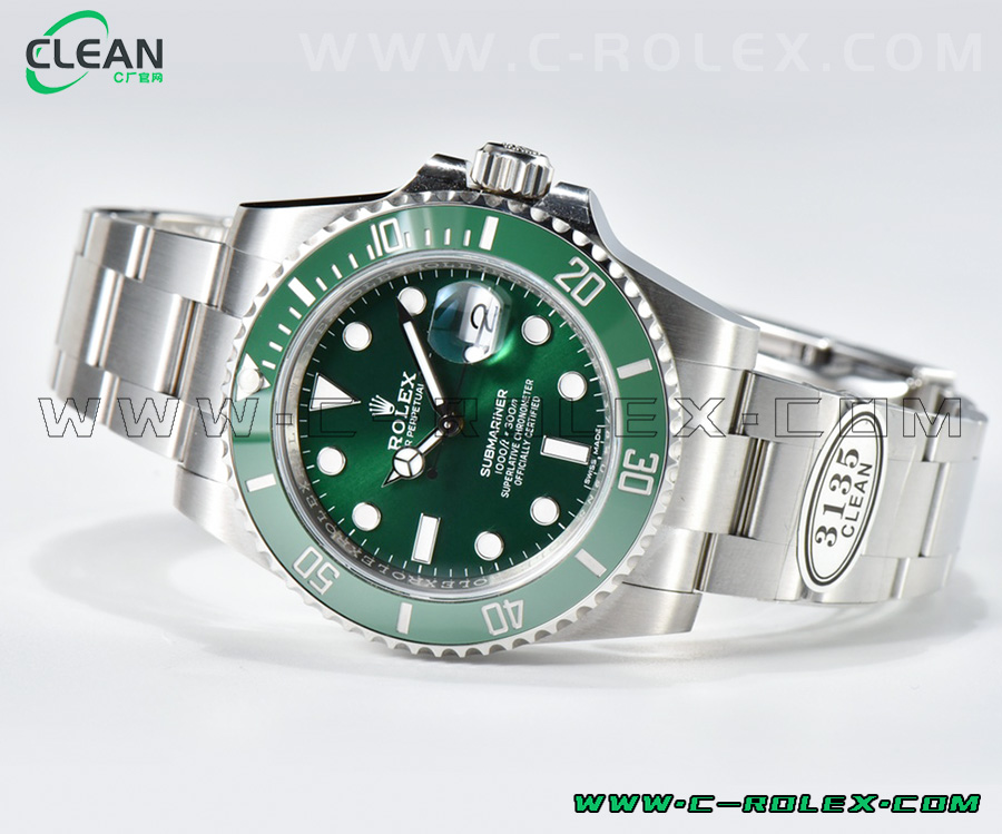 Clean厂劳力士绿水鬼复刻复刻表细节如何-C-rolex