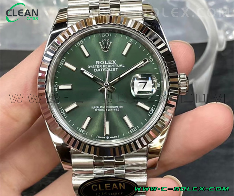 Clean劳力士日志系列薄荷绿复刻表评测-C-rolex