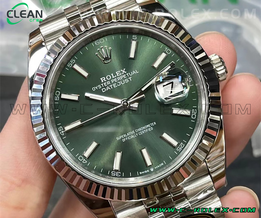 Clean劳力士日志系列薄荷绿复刻表评测-C-rolex