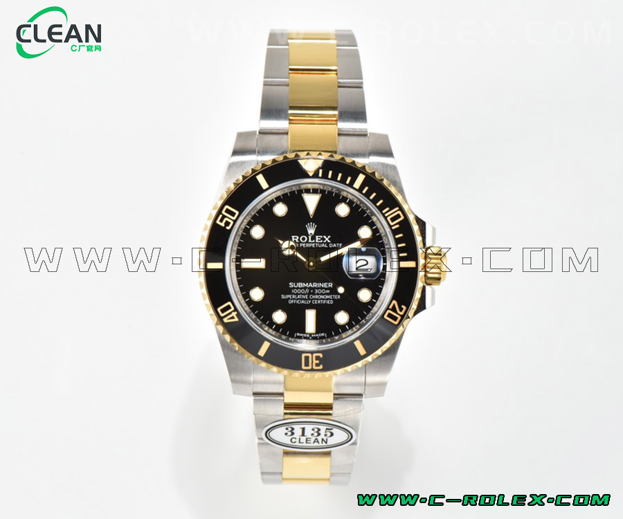 C厂劳力士间金黑水鬼如何C-rolex