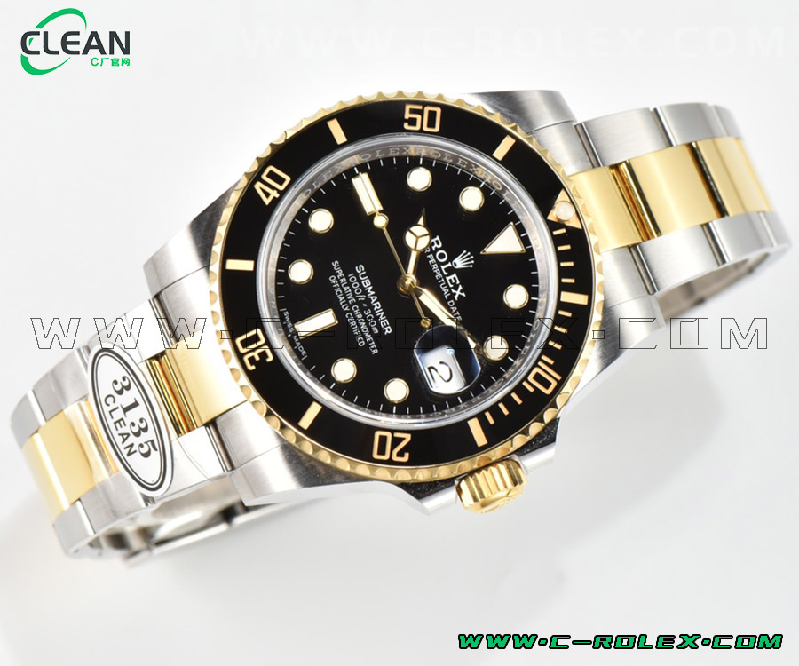 C厂劳力士间金黑水鬼如何C-rolex