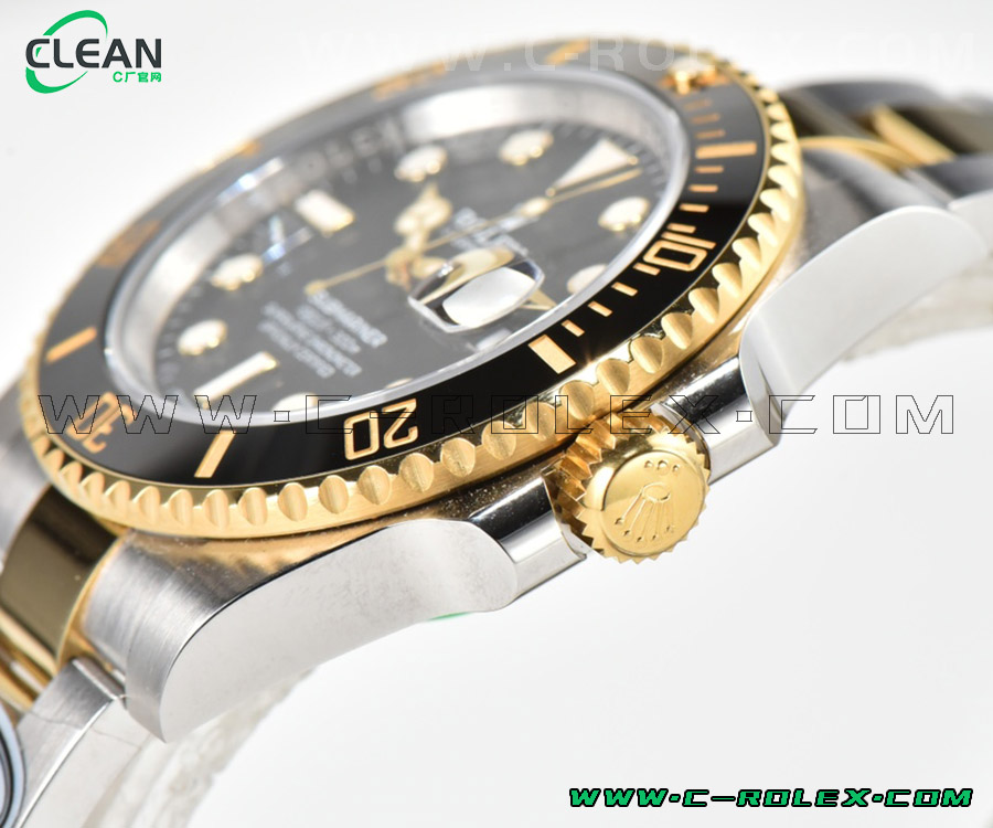 C厂劳力士间金黑水鬼如何C-rolex