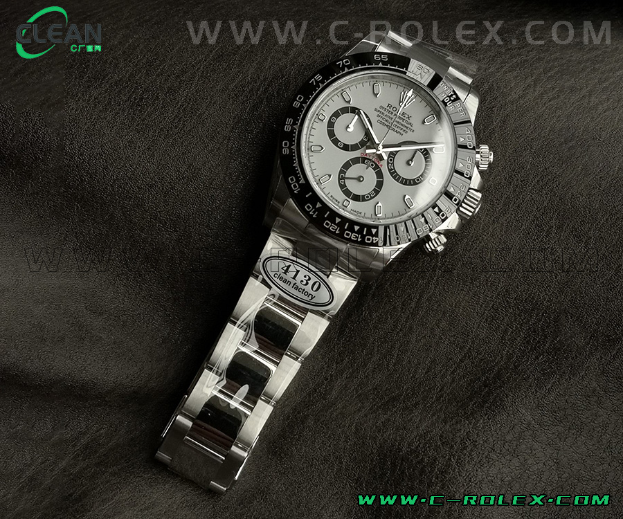 Clean厂4130熊猫迪真的能过专柜吗C-rolex