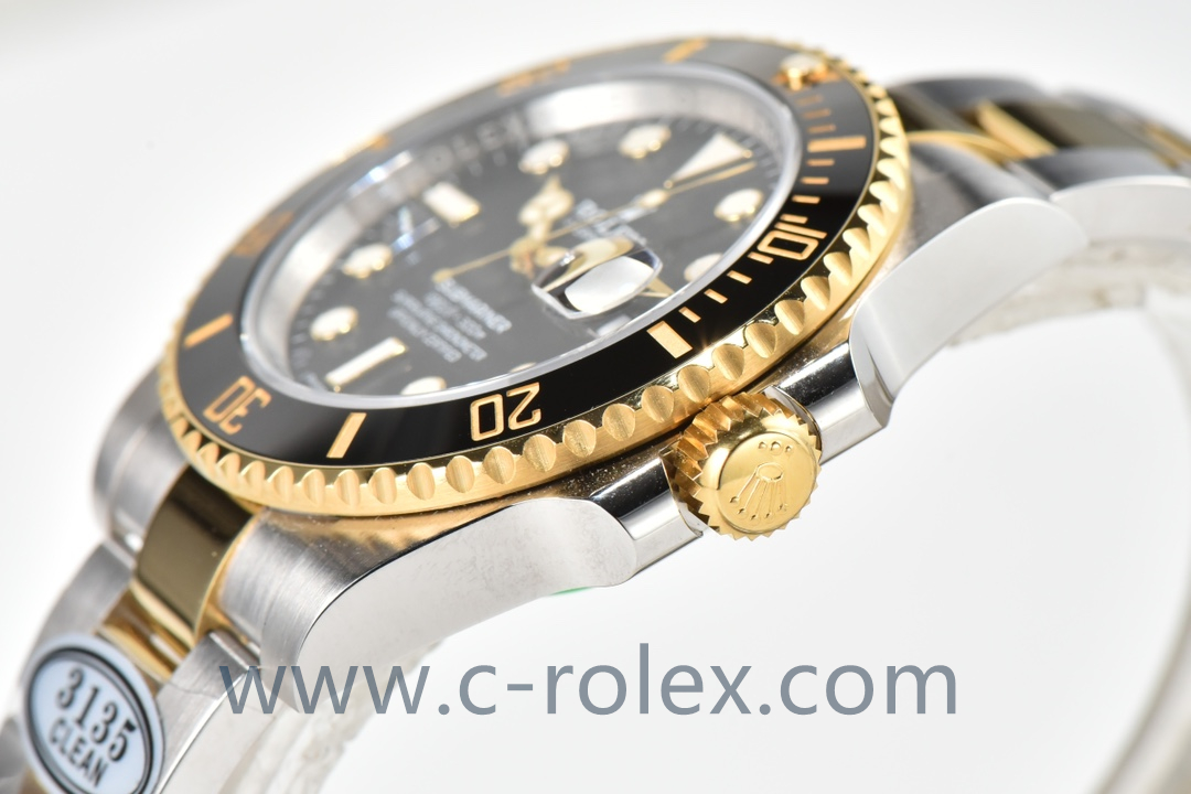 C厂Clean劳力士潜航者型系列116613LN-0001 间金黑水鬼「3135机芯」