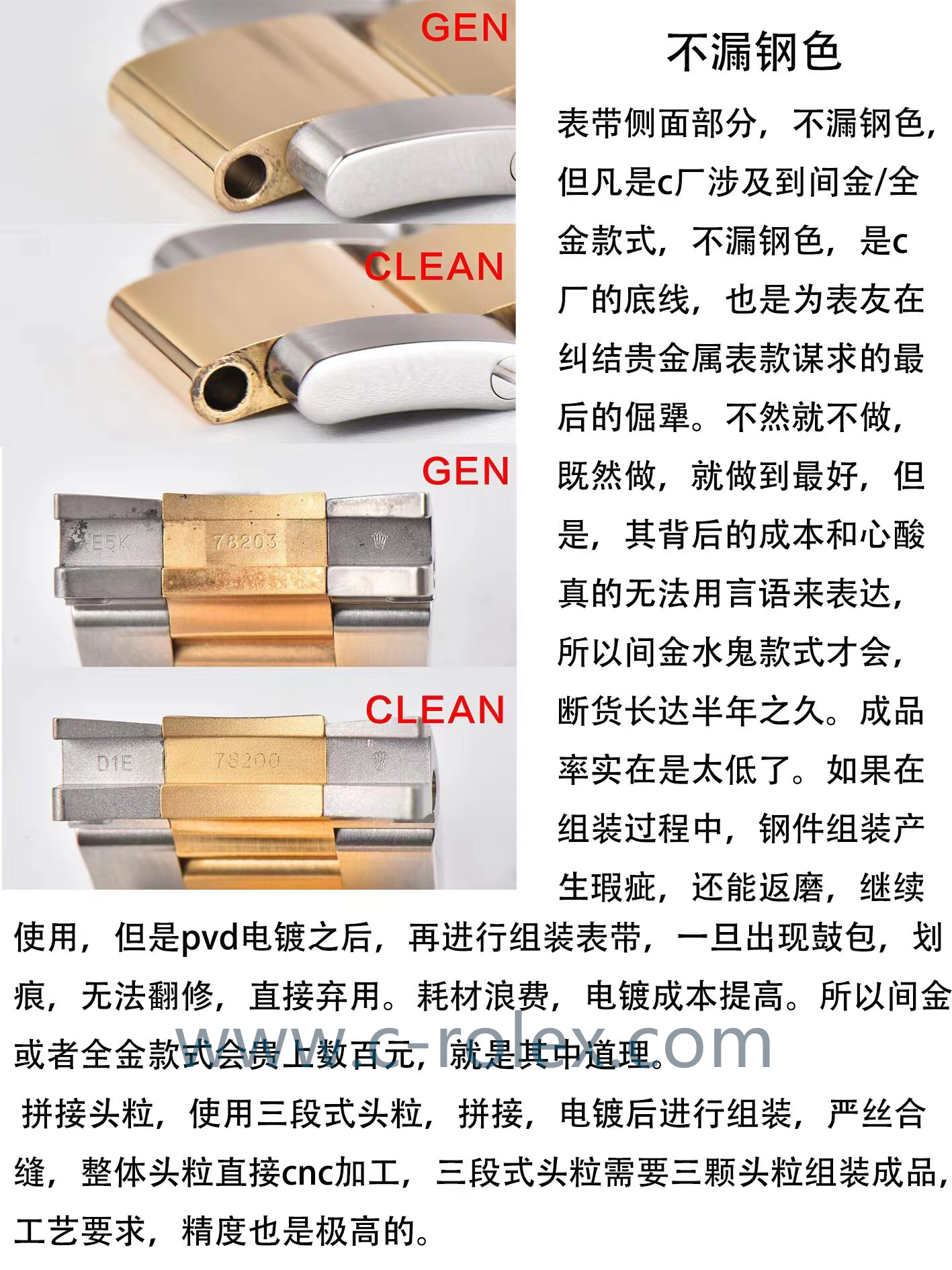 C厂Clean劳力士格林尼治型II系列116713-LN-78203 间金款