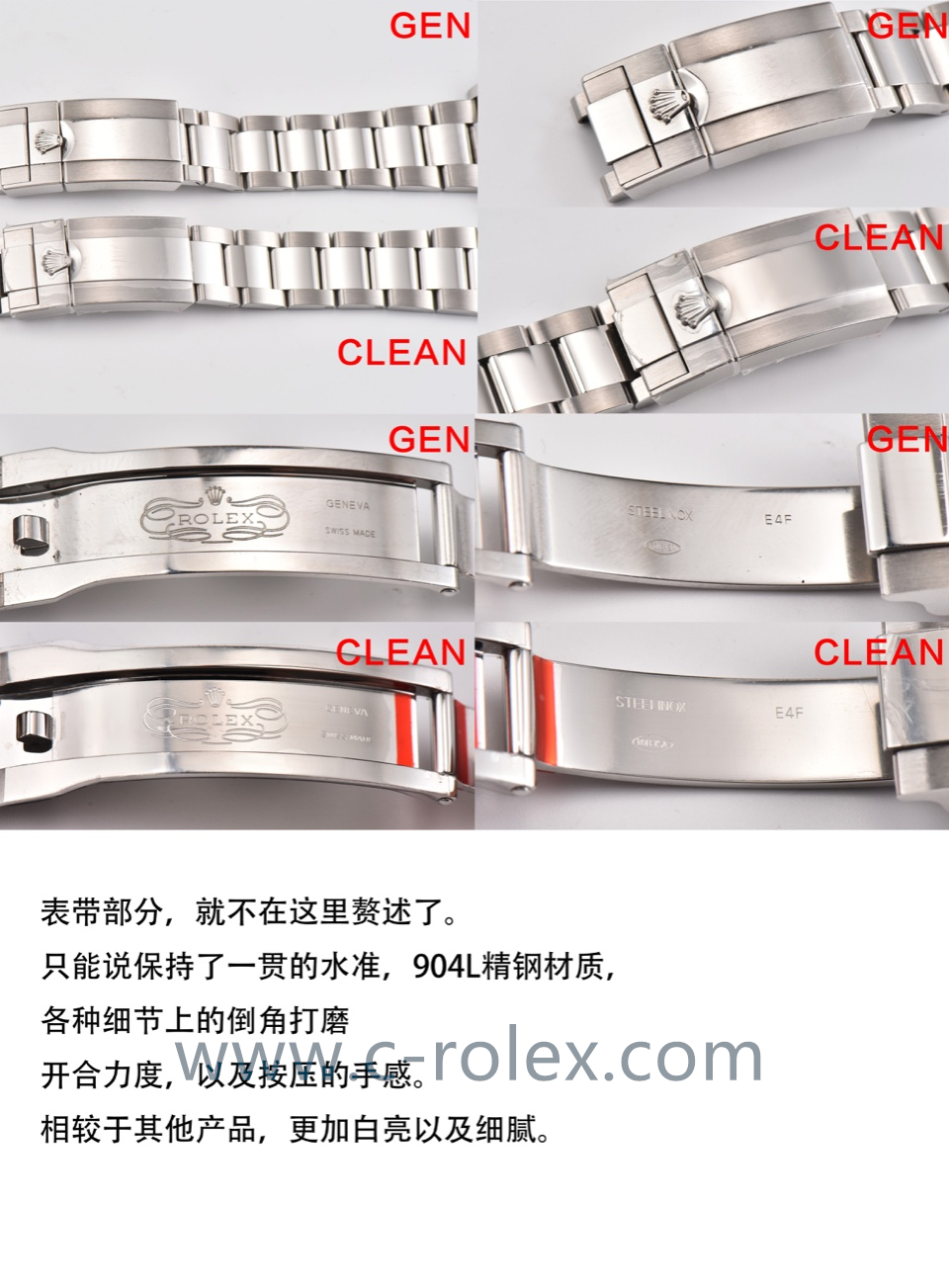 C厂Clean劳力士游艇名仕型系列m126622-0001灰游艇40mm