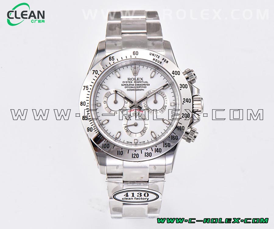 C厂clean厂劳力士迪通拿系列「m116500ln-0001」复刻腕表细节评测-C厂白钢迪