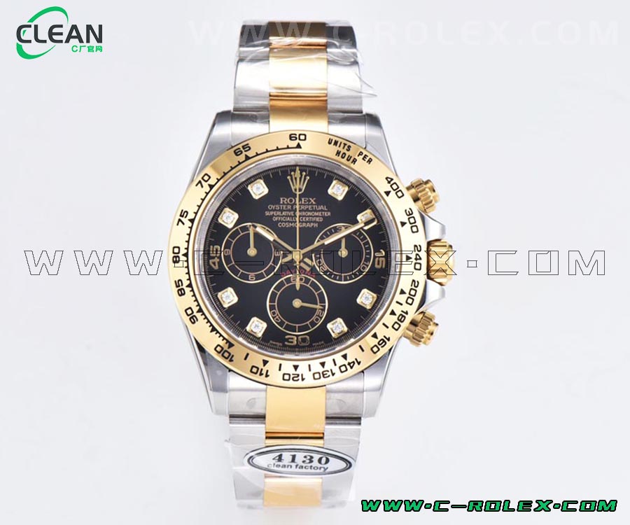 C厂Clean厂劳力士黑盘钻刻金圈款复刻表M116508-0016会不会一眼假
