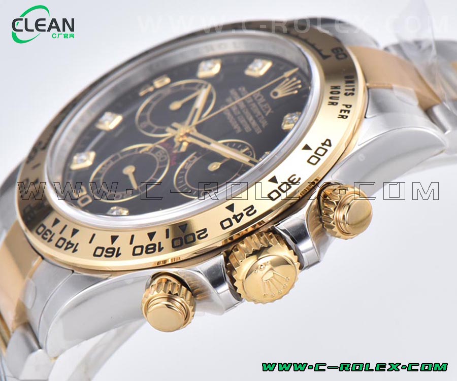 C厂Clean厂劳力士黑盘钻刻金圈款复刻表M116508-0016会不会一眼假