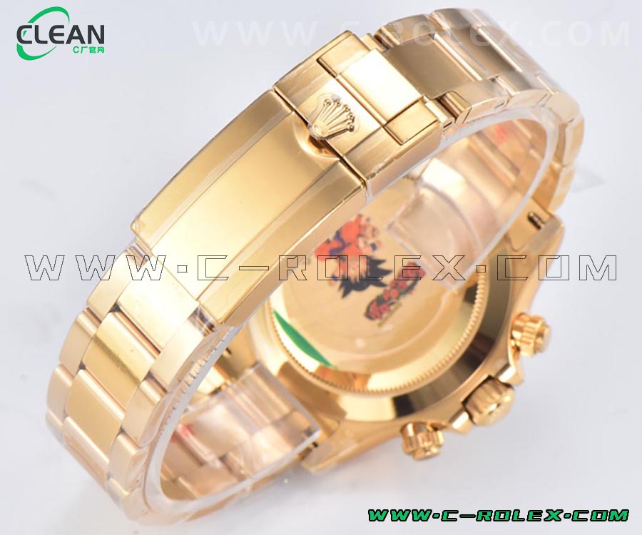 C厂Clean厂劳力士黑盘钻刻金圈款复刻表细节评测-C厂迪M116508-0016