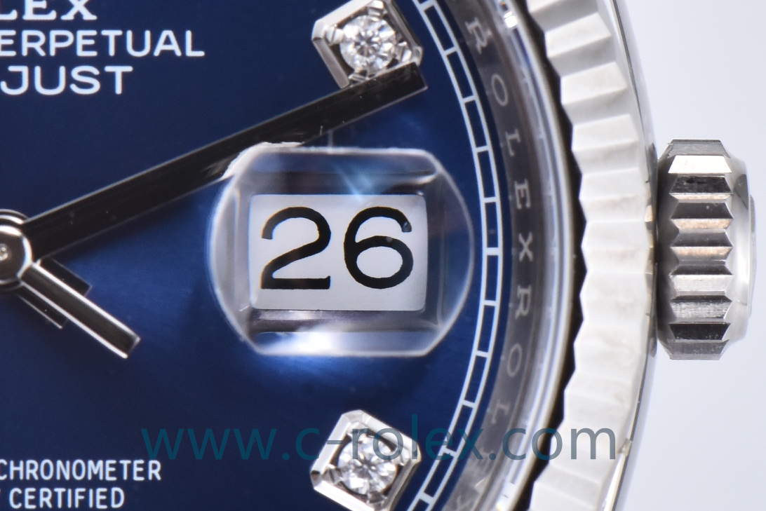 C厂Clean劳力士36mm日志型m126234-0037钻石蓝面「3235机芯」